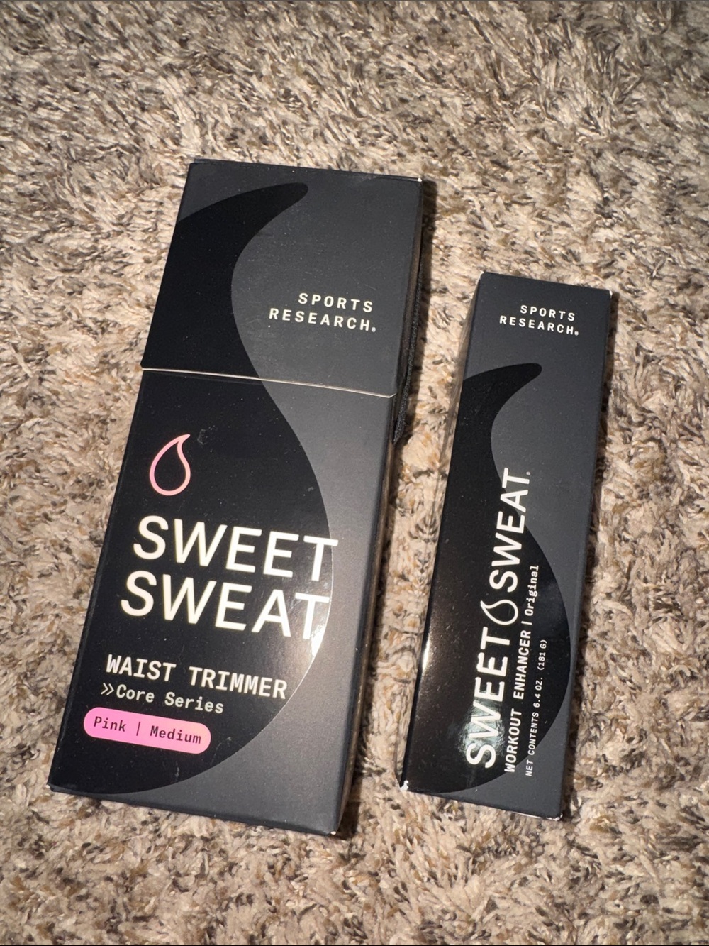 Sweet Sweat Waist Trimmer + workout enhancer gel